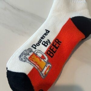 Brewski Powered by Beer 🍺‎ Tube Socks Coors Budweiser Party Funny